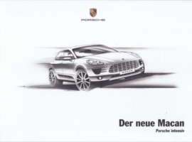 Macan introduction brochure, 52 large pages (A4), 10/2013, hard covers, German