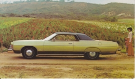 Monterey 2-Door Hardtop, US postcard, standard size, 1973