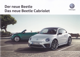 Beetle & Beetle Cabriolet brochure, A4-size, 12 pages, German language, 05/2016