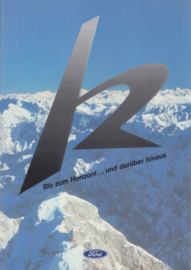 Galaxy MPV - K2-Concept folder, 4 pages, size A4, c1995, German language