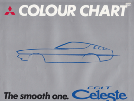 Celeste Colour Chart brochure, 4 pages, 12/1975, 3 languages