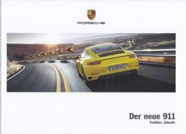 911 Carrera brochure, 160 pages, 03/2016, hard covers, German