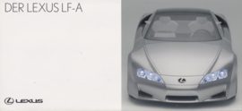 Lexus LF-A Coupe, 6 glossy pages, c2006, German language