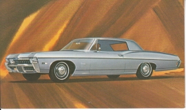 Impala Custom Coupe, US postcard, standard size, 1968