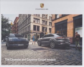 Cayenne/Cayenne Coupé brochure, 100 large pages, 11/2020, hard covers, English language