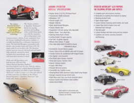 Auburn Boattail Speedster replica sales folder, 6 pages, USA, English language