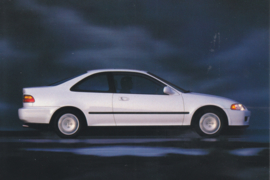 Civic EX Coupe, US postcard, continental size, 1993, # ZO313