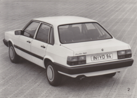 Audi 80 4-Door Sedan, press photo, Germany, 1984, # 2