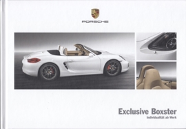 Boxster Exclusive brochure, 44 pages, 12/2011, hard covers, German