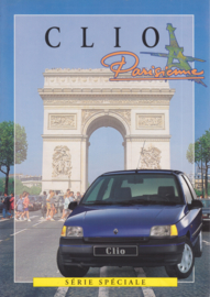 Clio Parisienne brochure, 4 pages, 1994, Dutch language