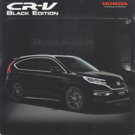 CR-V Black Edition brochure, 6 pages, 21x21 cm, German, about 2016