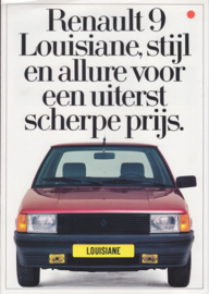 9  Louisiane folder, 6 pages, 1986, Dutch language