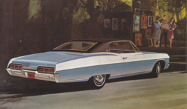 Caprice Custom Coupe, US postcard, standard size, 1967