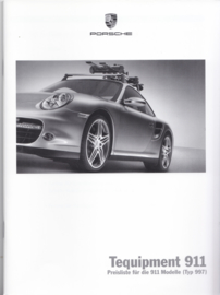 911 Tequipment (997) pricelist brochure, 48 pages, 10/2006, German