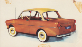 600 Sedan, standard size, factory issue, 5 languages, about 1963