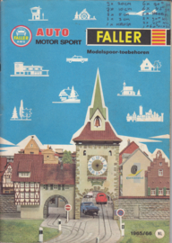 Faller Auto Motor Sport & Model Train accessories brochure, 48 pages, 1965/66, Dutch language