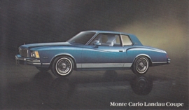 Monte Carlo Landau Coupe, US postcard, standard size, 1978