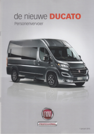 Ducato passenger Van brochure, 32 pages, 01/2015, Dutch language