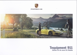 911 Carrera Tequipment brochure, 72 pages, 09/2015, German