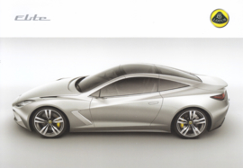 Elite concept sportscar,  A5-size postcard, 2010, UK, factory-issued, English language