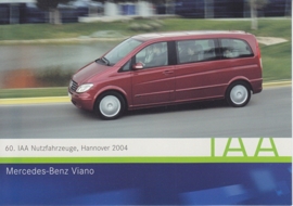 Mercedes-Benz Viano, A6-size postcard, IAA Hannover 2004