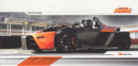 KTM X-Bow, oblong advertising card, German, 2007