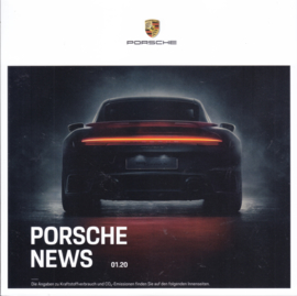 News 01/2020 with 911 Turbo S, 56 pages, 04/2020, German language