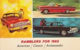 program 3 lines, US postcard, standard size, 1965, # AM65-4046B