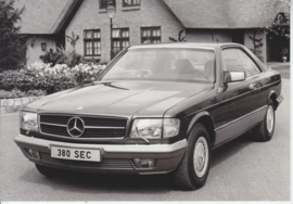 Mercedes-Benz 380 SEC, press photo, Dutch, early 1980s