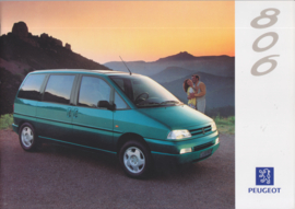806 MPV brochure, 20 + 22 pages, A4-size, 1994, French language