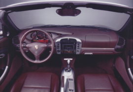 Boxster S '50 Jahre 550 Spyder' interior, press photo, Germany, 2003