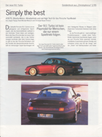 911 Turbo magazine reprint, 8 pages, 1995, German language