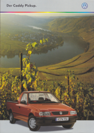 Caddy Pick-up brochure, A4-size, 16 pages, German language, 08/1998