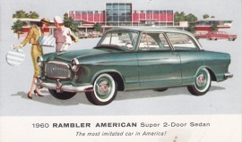 American Super 2-Door Sedan, US postcard, standard size, 1960, # AM-60-8037A