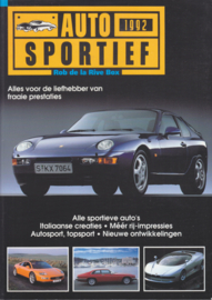 Auto Sportief 1992 by Rob de la Rive Box, soft cover, 174 pages, Dutch (1992)