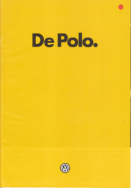 Polo 3-door brochure, A4-size, 24 pages, 1/1982, Dutch language