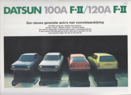 100A & 120A FII range brochure, 8 pages, Dutch language, 1/1976, Belgium