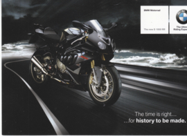 BMW S 1000 RR, postcard (A6), about 2012, English language