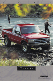 Pick-up 4x2 & 4x4 trucks, 1995, US postcard, A5-size