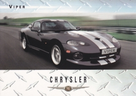 Viper Coupe, A6-size postcard, about 2000, issue Chrysler UK, English language