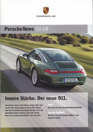 News 03/2008 with the new 911, 24 pages, 08/08, German language
