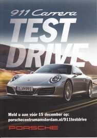 911 Carrera new model (991 II) leaflet, 2 pages, 2015, Dutch