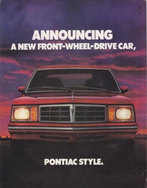Phoenix Hatchback & Coupe 1980 models, 12 pages, USA