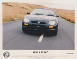 MG F 1.8i VVC, press photo, Germany, 3/1995, # 546