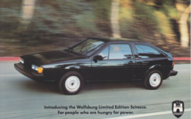 Scirocco Wolfsburg Edition, USA postcard, 1983, # W64-003-2071