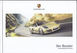 Boxster brochure, 136 pages, 06/2013, hard covers, German