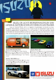 Program leaflet, 1 page, Dutch language, about 1988