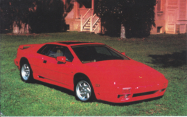 Esprit Turbo SE, standard size postcard, about 1990, USA issue