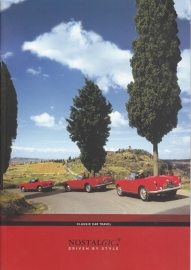 Nostalgic - old Spiders driving experience brochure, 32 pages, 2007, German language
