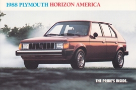 Horizon America, US postcard, continental size, 1988